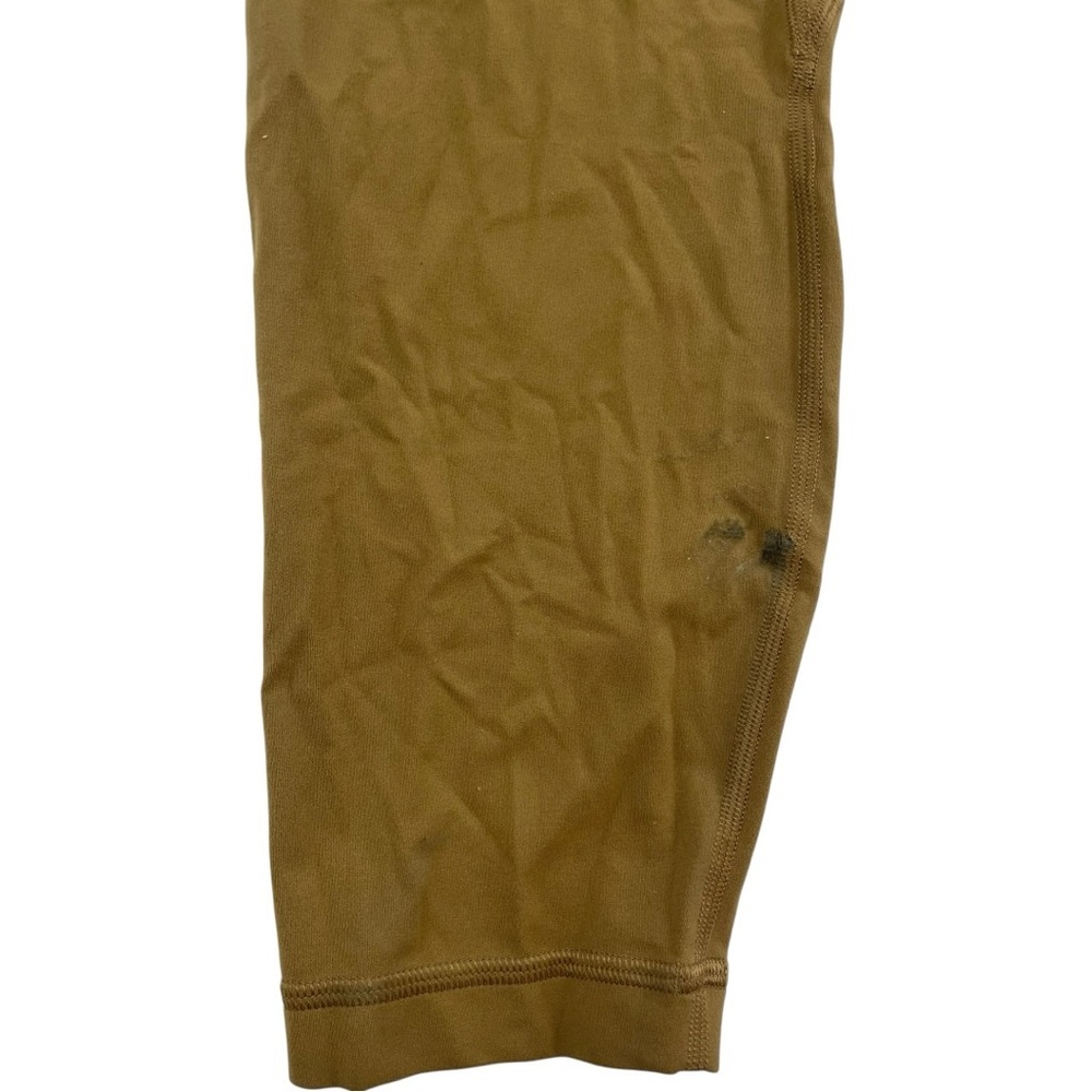 LULULEMON BROWN LEGGINGS WITH SIDE POCKETS WOMENS SIZE 14 NWOT IMPERFECTION - Picture 5 of 5